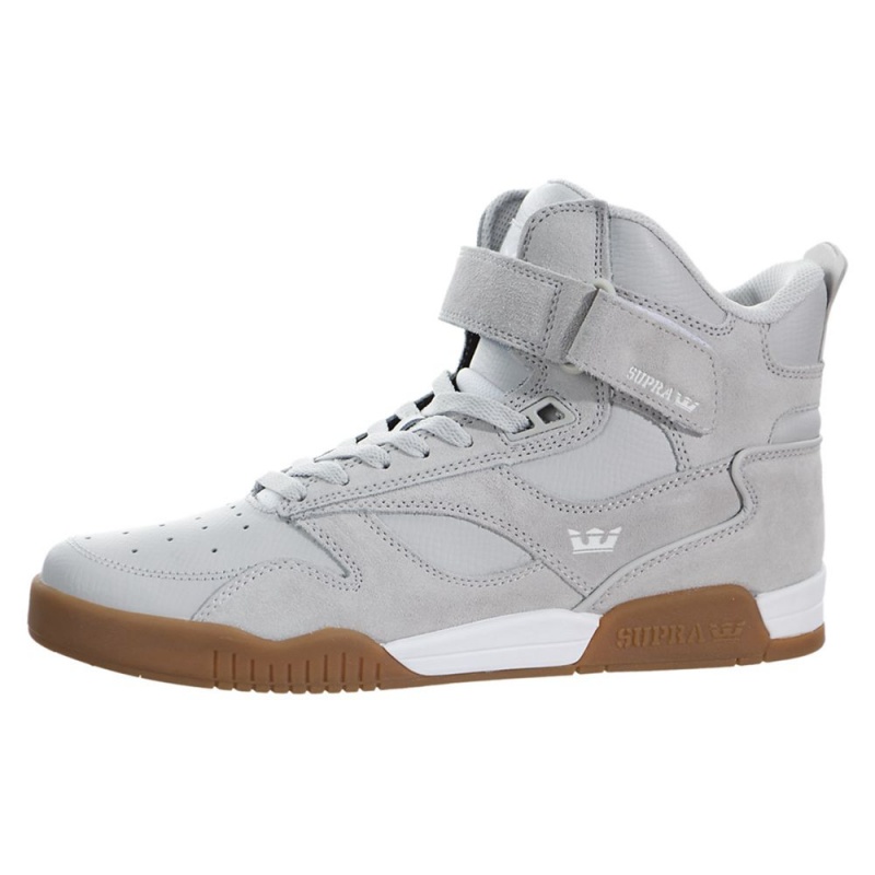 Supra Bleeker Men\'s High Tops Grey | NVS-490682