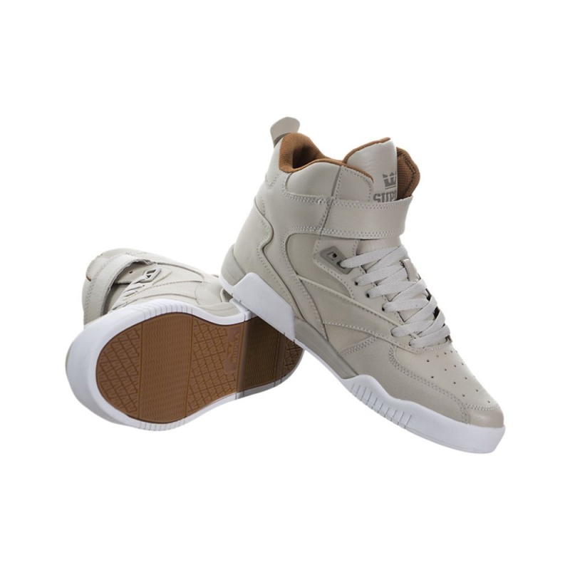 Supra Bleeker Men's High Tops Grey | WXI-349285