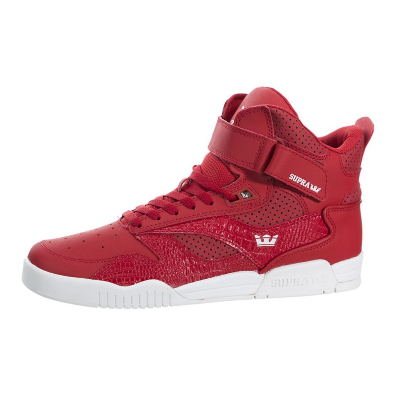 Supra Bleeker Men\'s High Tops Red | UBO-641283