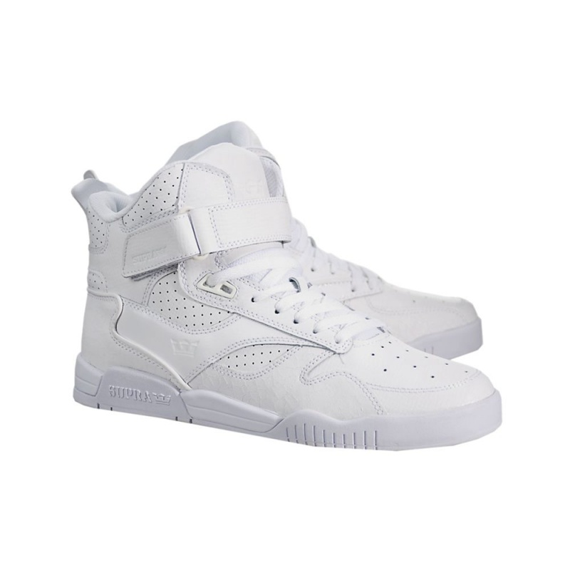 Supra Bleeker Men's High Tops White | AXR-940281