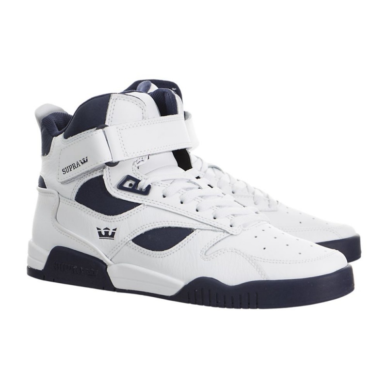 Supra Bleeker Men's High Tops White | UZW-492703