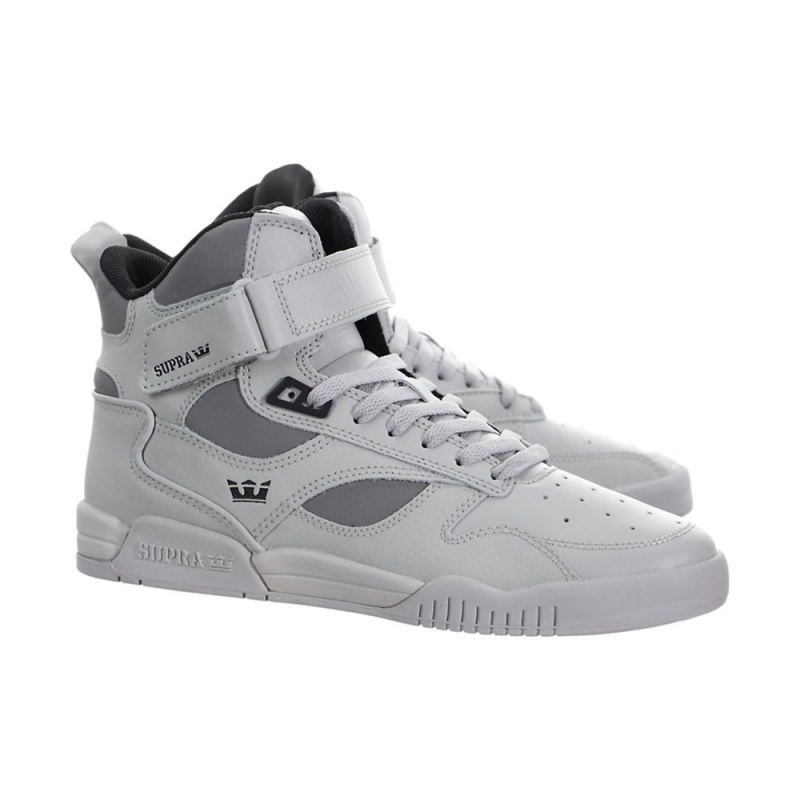 Supra Bleeker Men's High Tops White | VAP-748695