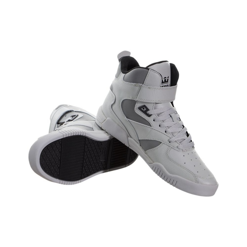 Supra Bleeker Men's High Tops White | VAP-748695