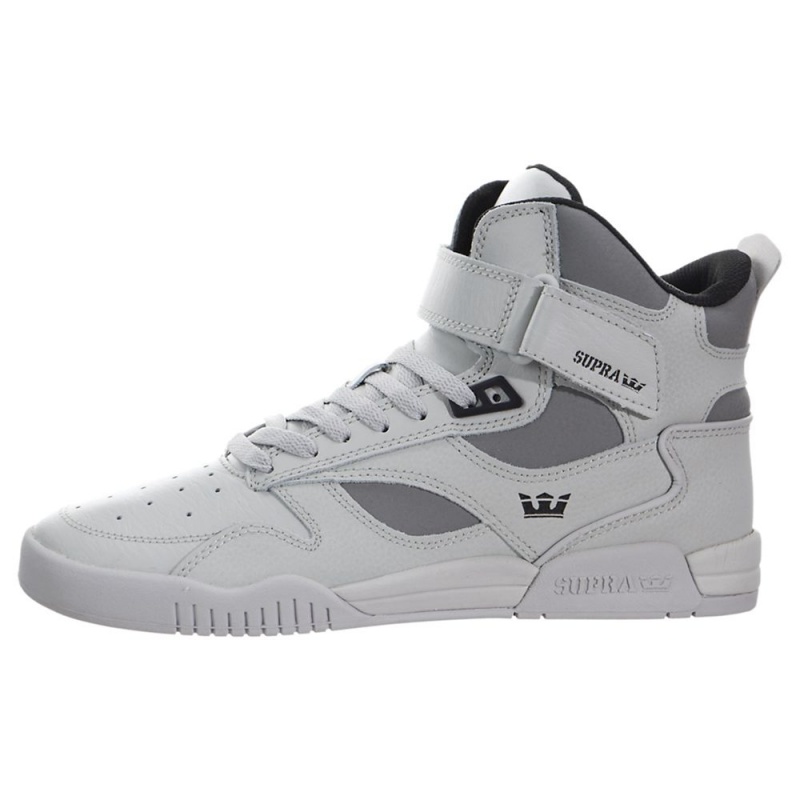 Supra Bleeker Men\'s High Tops White | VAP-748695