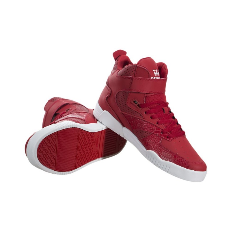 Supra Bleeker Women's High Tops Red | LTZ-825916