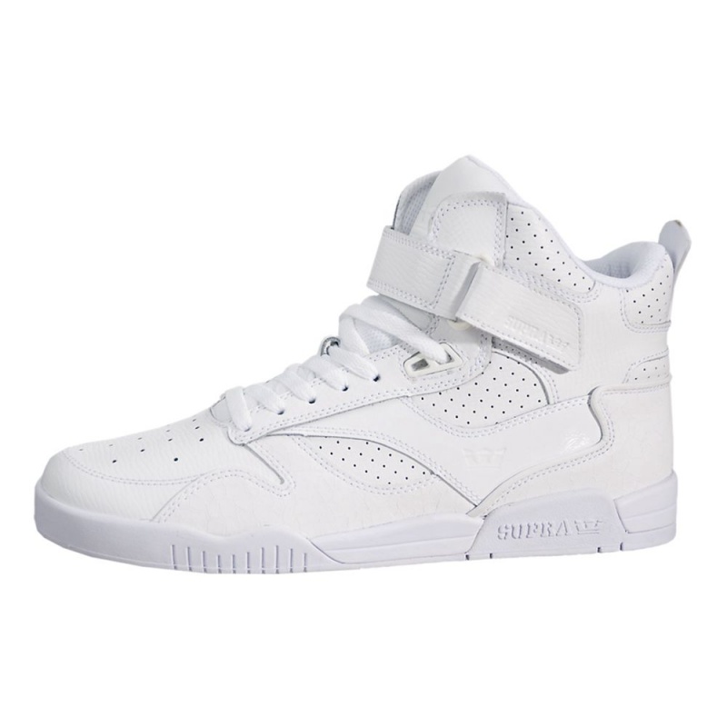 Supra Bleeker Women\'s High Tops White | WBI-693542