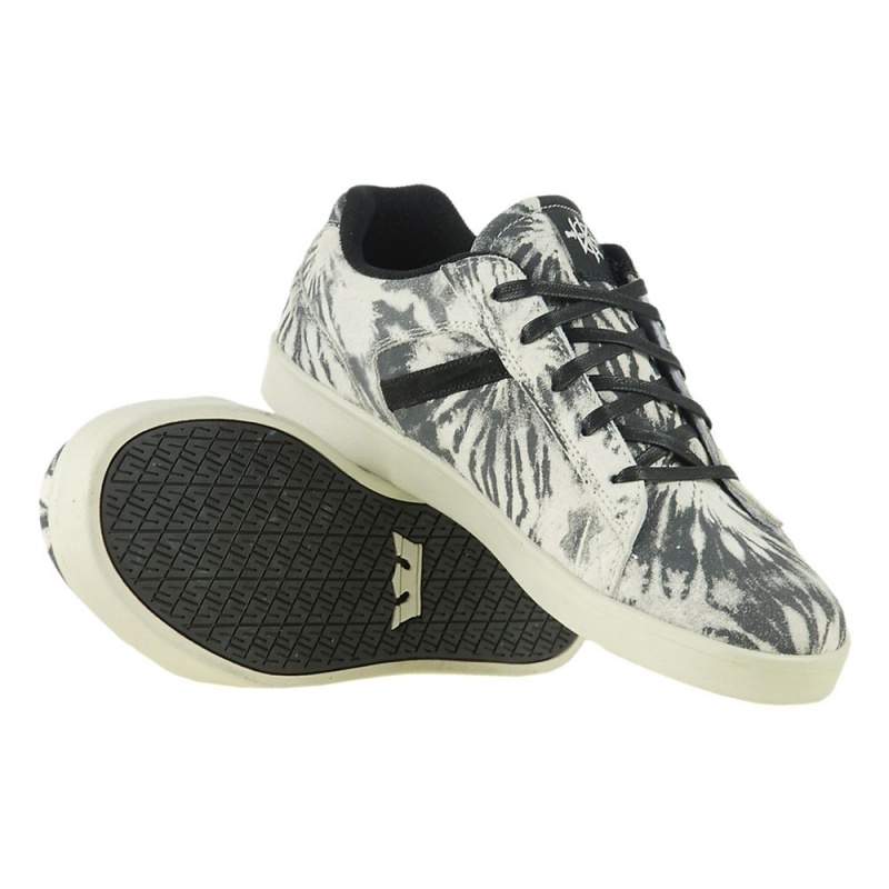 Supra Bullet Men's Low Tops White Grey | RTO-683071