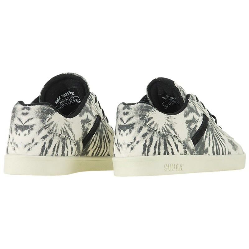 Supra Bullet Women's Low Tops White Grey | RMY-065243