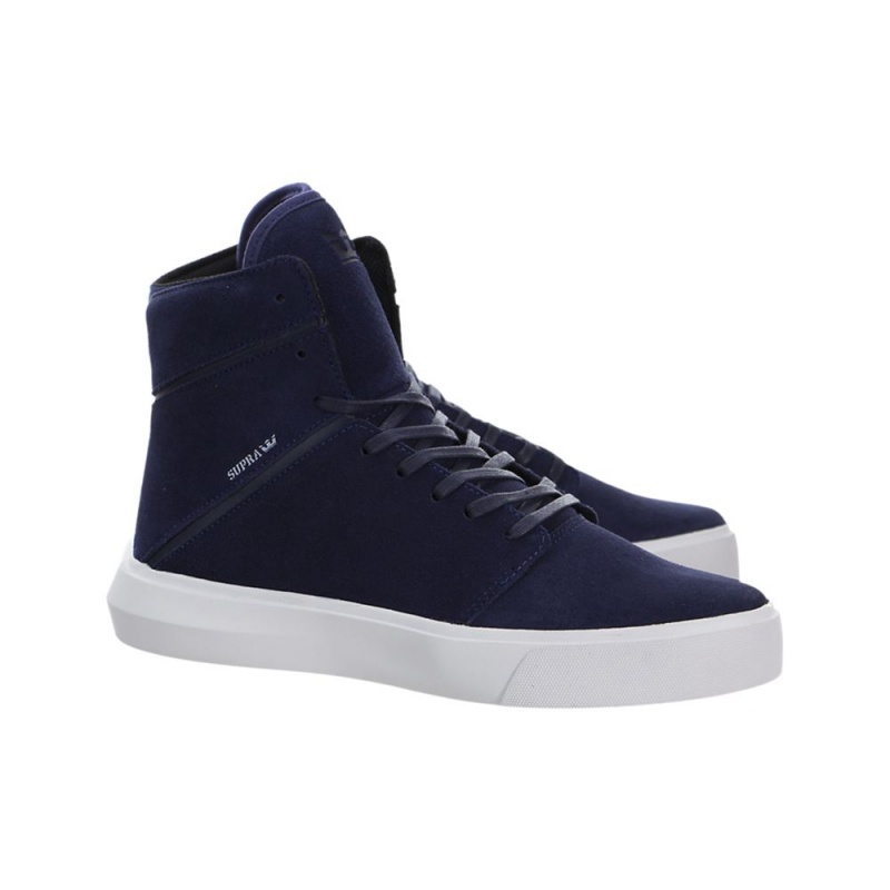 Supra Camino Men's Skate Shoes Navy | EWD-903865