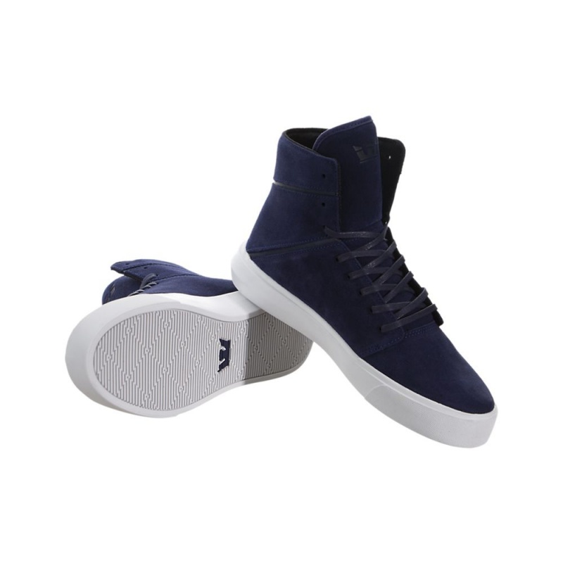 Supra Camino Men's Skate Shoes Navy | EWD-903865