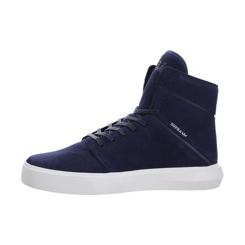 Supra Camino Men\'s Skate Shoes Navy | EWD-903865