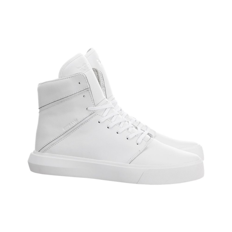 Supra Camino Men's Skate Shoes White | ZQH-176450