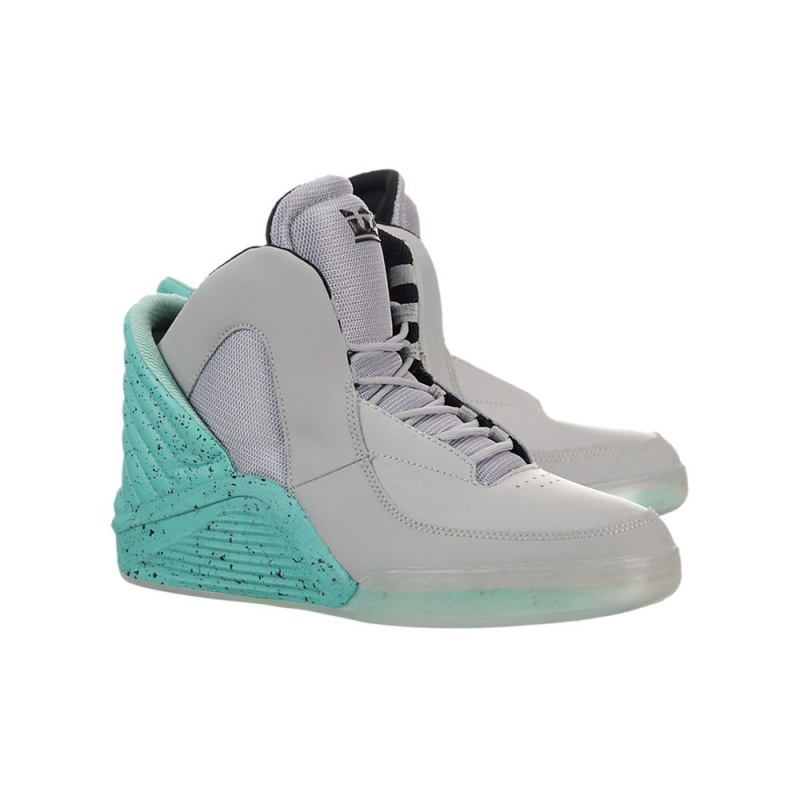 Supra Chimera x Lil Wayne Men's Sneakers Grey Turquoise | WXZ-528740