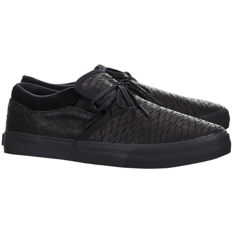 Supra Cuba Men's Low Tops Black | CDQ-206974