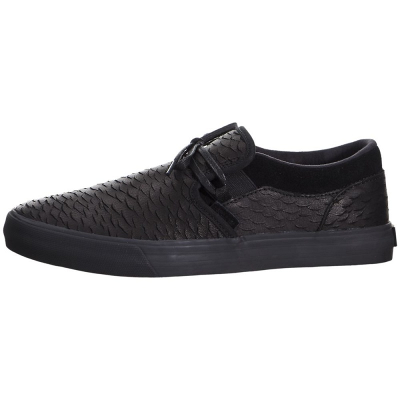 Supra Cuba Men\'s Low Tops Black | CDQ-206974