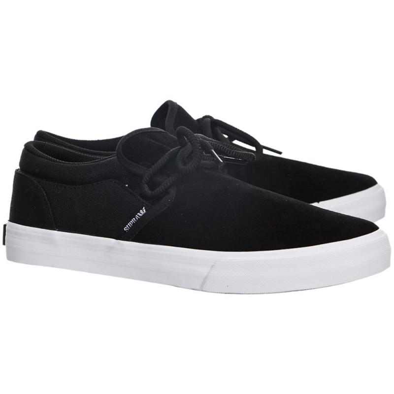 Supra Cuba Men's Low Tops Black | OIR-801379