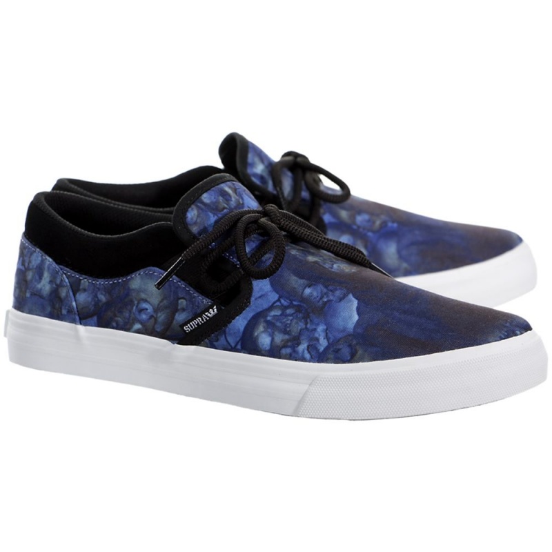 Supra Cuba Men's Low Tops Blue | ISQ-847129