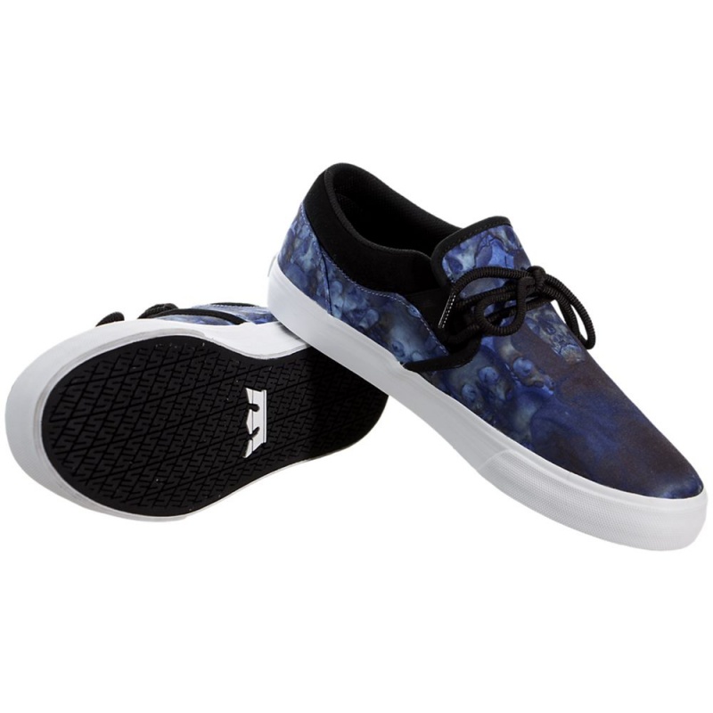 Supra Cuba Men's Low Tops Blue | ISQ-847129