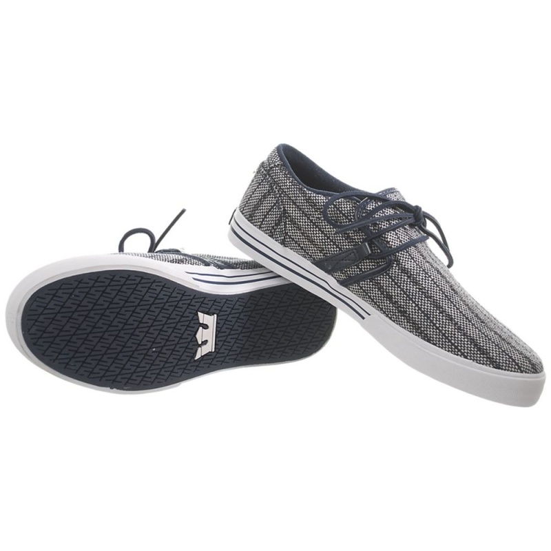 Supra Cuban 1.5 Men's Low Tops Navy White | ACH-725604