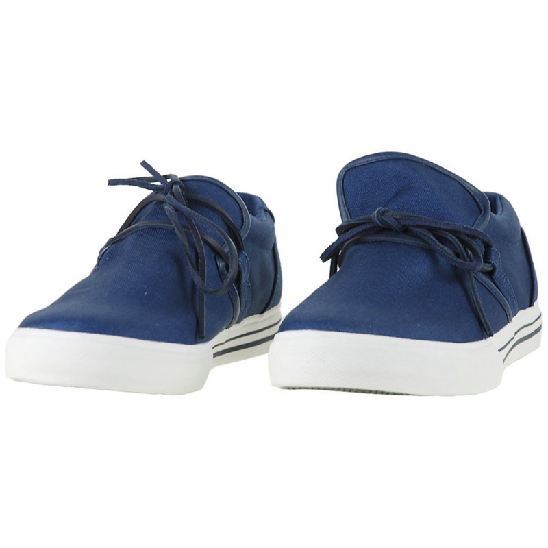 Supra Cuban Men's Low Tops Navy | HMS-045138