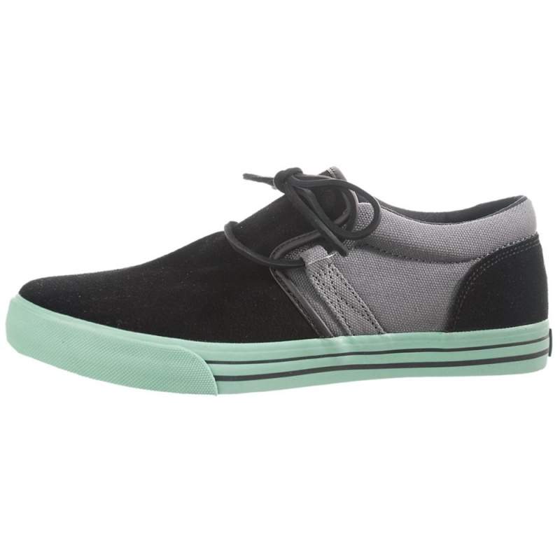 Supra Cuban Women\'s Low Tops Black Grey | IEF-209836