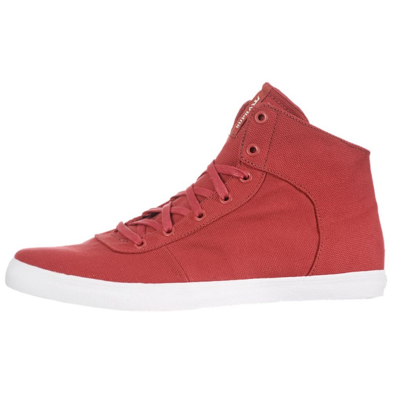 Supra Cuttler Men\'s Skate Shoes Red | LNG-954230