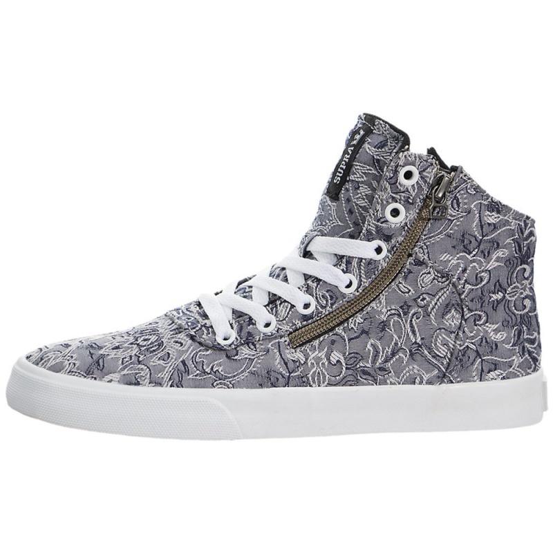 Supra Cuttler Women\'s Skate Shoes Grey | PQK-529874