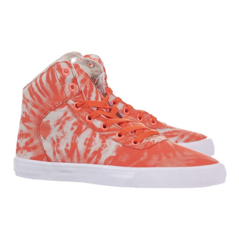 Supra Cuttler Women's Skate Shoes Orange | SAG-568471