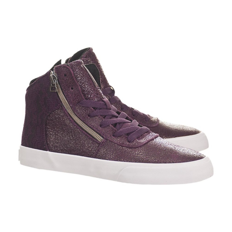 Supra Cuttler Women's Skate Shoes Purple | USP-682594