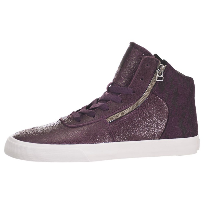 Supra Cuttler Women\'s Skate Shoes Purple | USP-682594