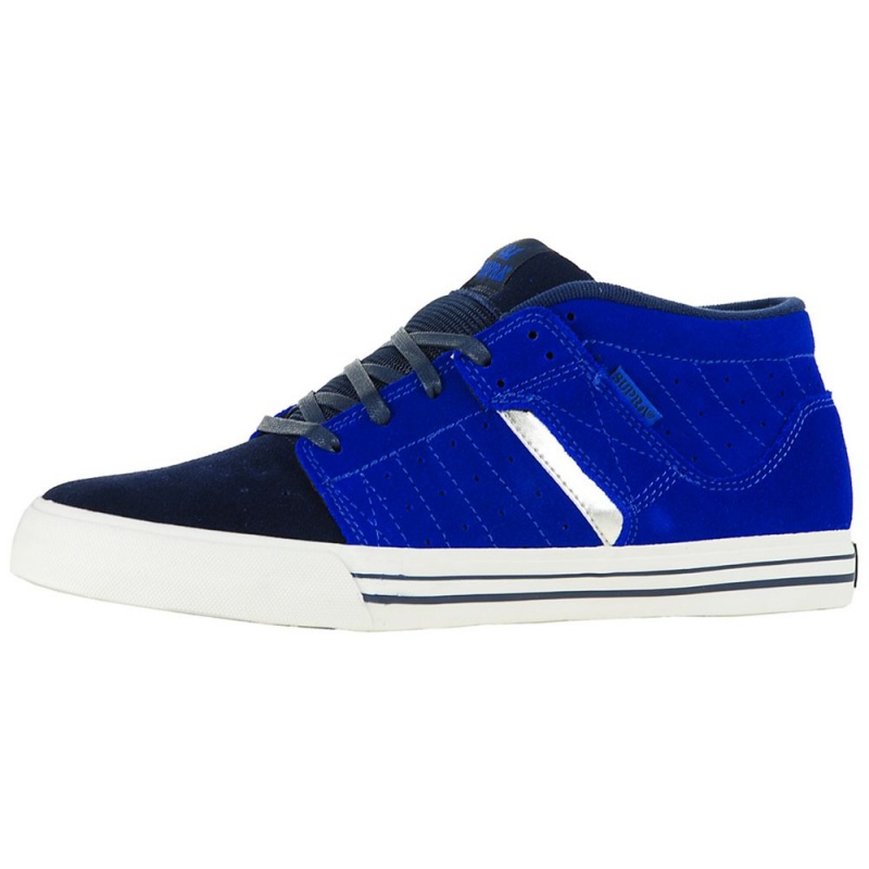 Supra EE Diablo 1.5 Men\'s Skate Shoes Black Blue | ZVI-617520