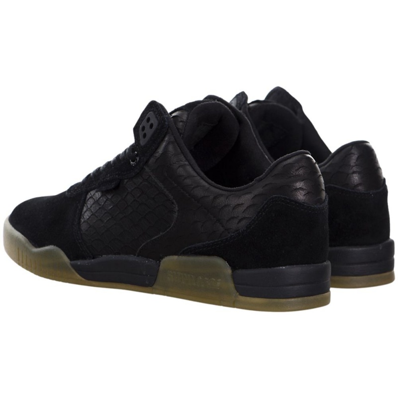 Supra Ellington Men's Low Tops Black | HQA-079213