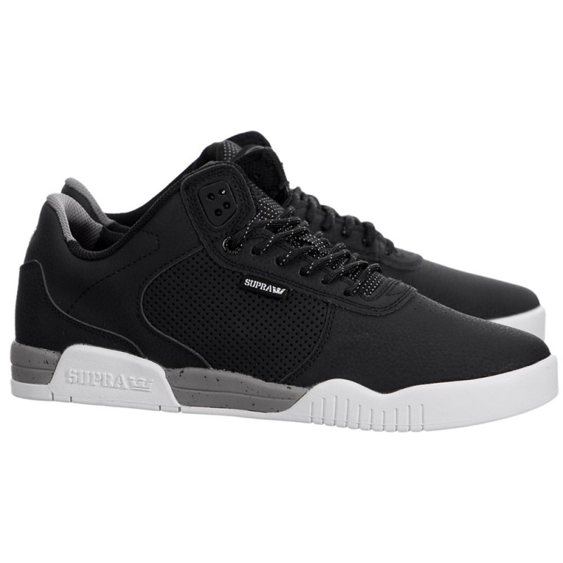 Supra Ellington Men's Low Tops Black | ZLY-561492