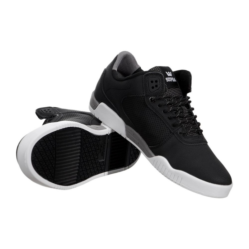 Supra Ellington Men's Low Tops Black | ZLY-561492