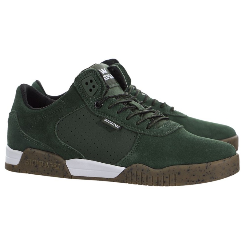 Supra Ellington Men's Low Tops Green | IFK-574923