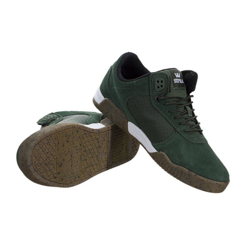 Supra Ellington Men's Low Tops Green | IFK-574923