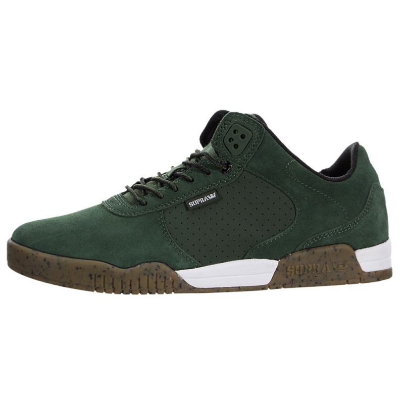 Supra Ellington Men\'s Low Tops Green | IFK-574923