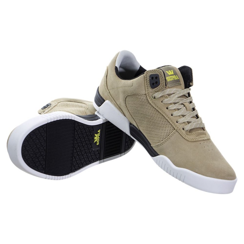 Supra Ellington Men's Low Tops Khaki | EPD-061435