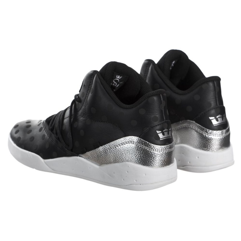 Supra Estaban Men's Sneakers Black Silver | HJY-137560