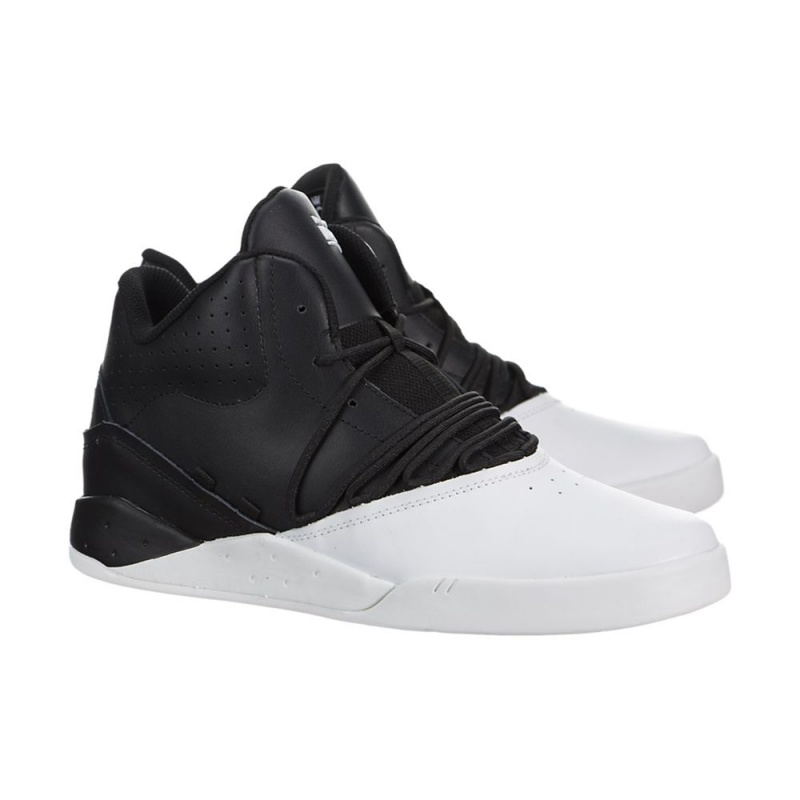 Supra Estaban Men's Sneakers Black White | ZUG-065728