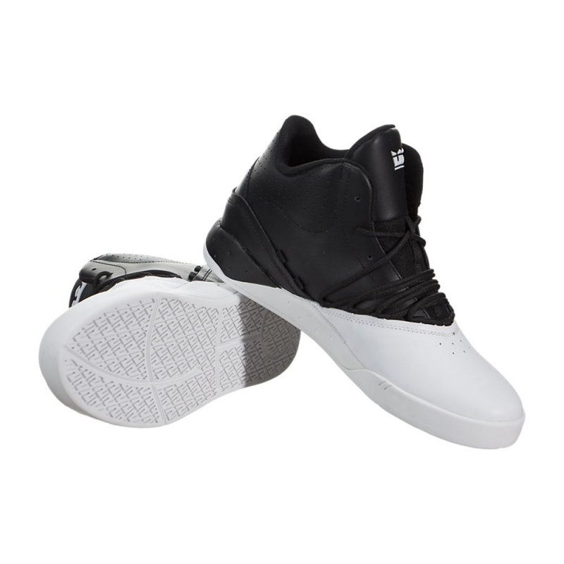 Supra Estaban Men's Sneakers Black White | ZUG-065728