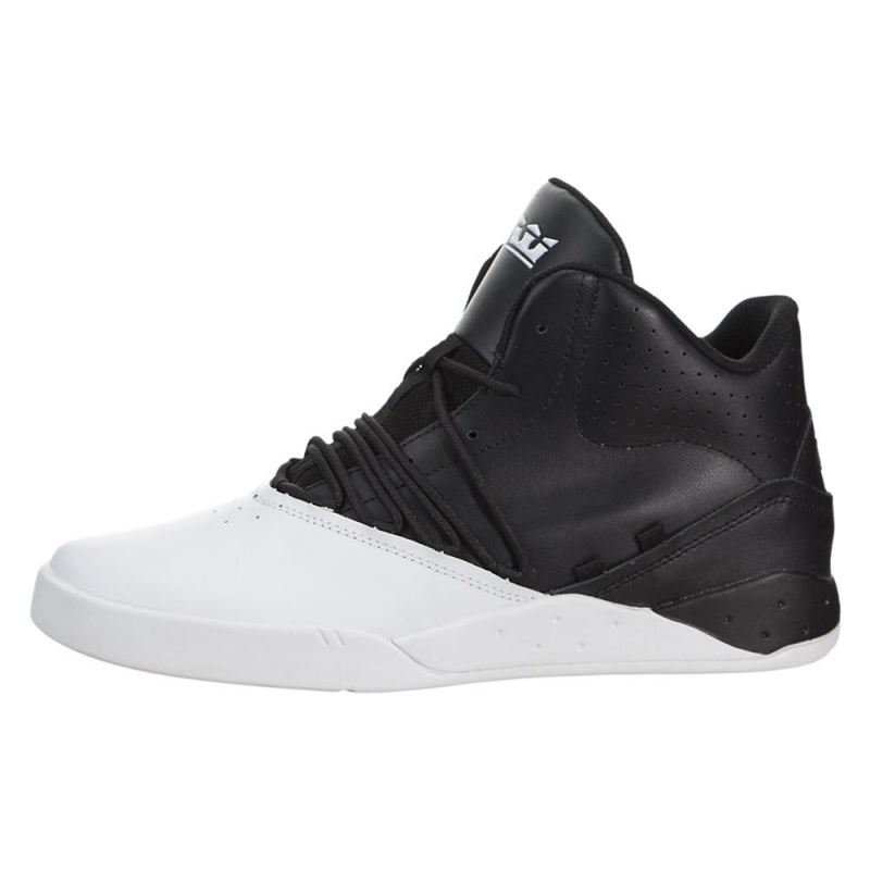 Supra Estaban Men\'s Sneakers Black White | ZUG-065728