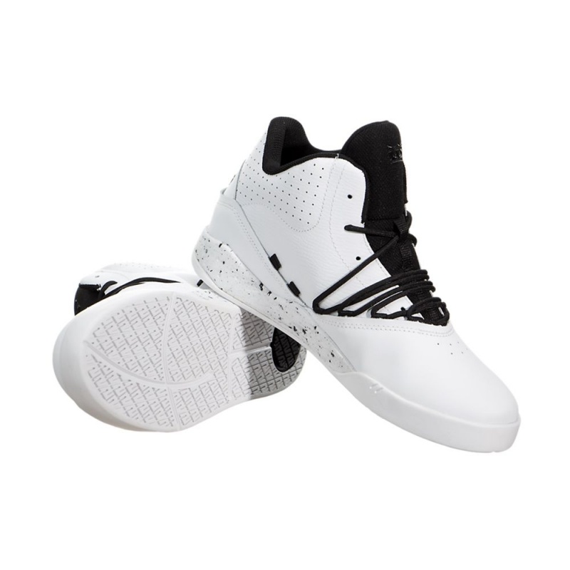 Supra Estaban Men's Sneakers White Black | PRB-486150