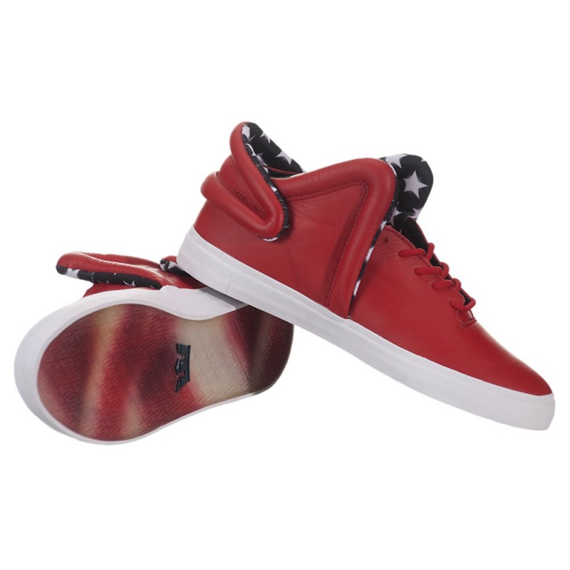 Supra Falcon Men's Sneakers Red | QKG-162598