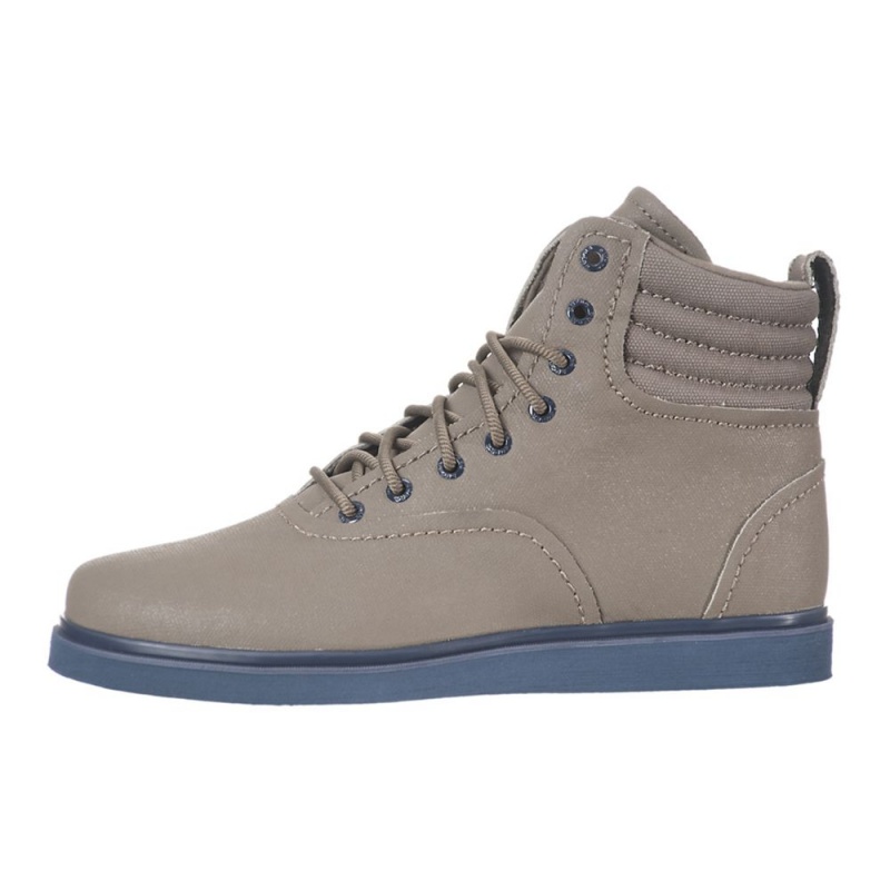 Supra Henry Men\'s High Tops Khaki | IBL-426503