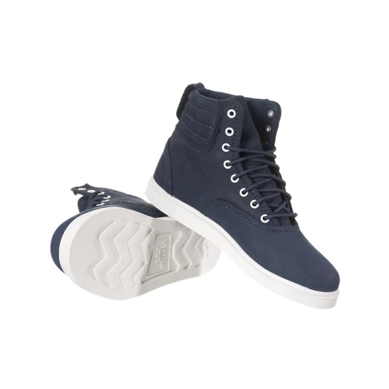 Supra Henry Women's High Tops Navy | MNO-073524