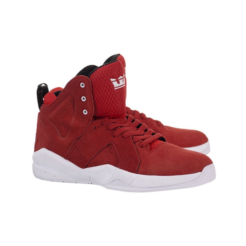 Supra Magazine Men's Skate Shoes Red | GQP-196804