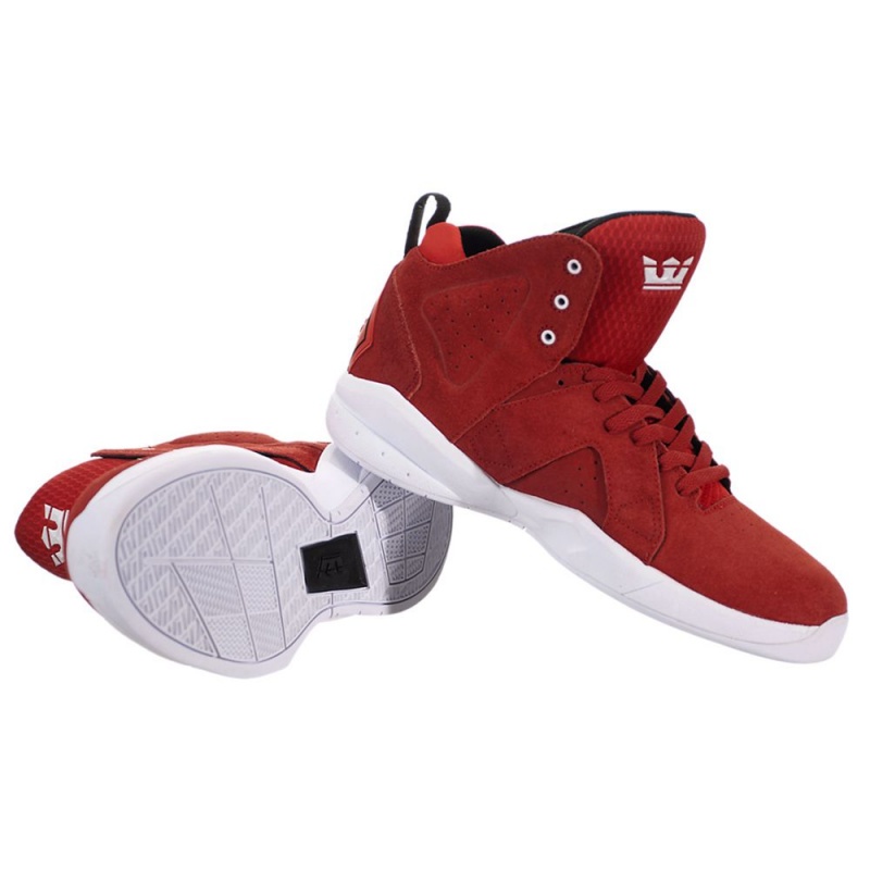 Supra Magazine Men's Skate Shoes Red | GQP-196804