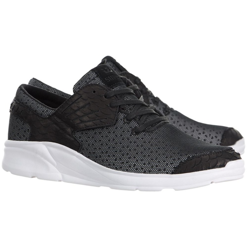 Supra Motion Men's Running Shoes Black White | JXS-861270