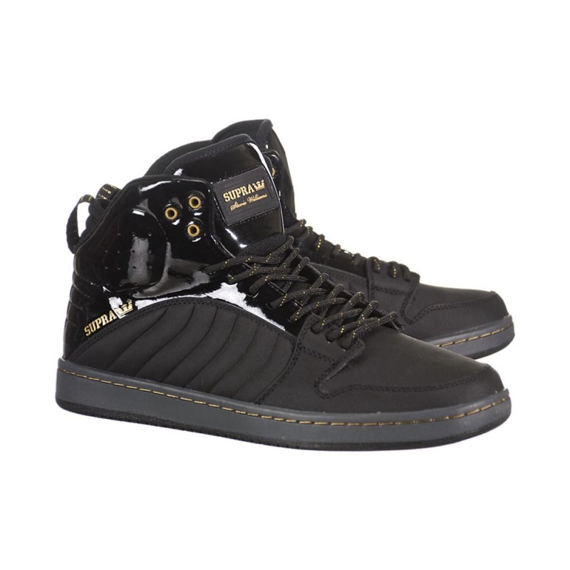 Supra S1W Men's Skate Shoes Black | XRI-641782